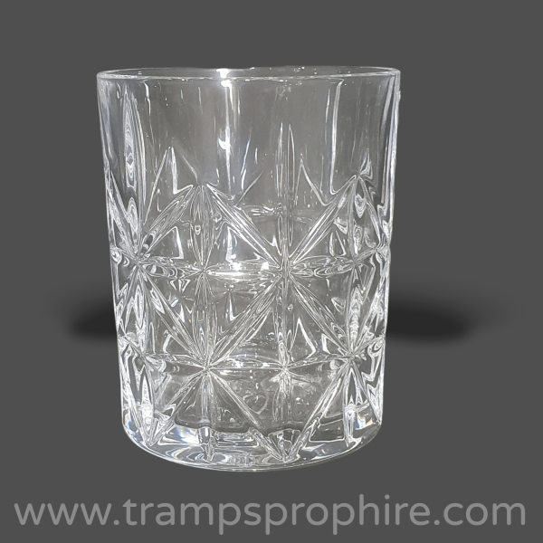 Assorted Cut Glass Lowball Glasses