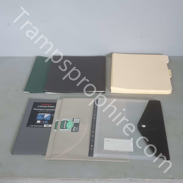 Assorted Office Stationary Folders