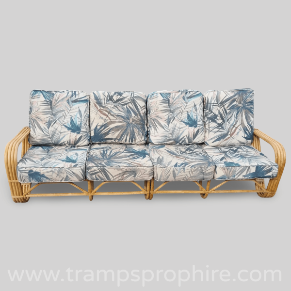 Floral Cane Sofa