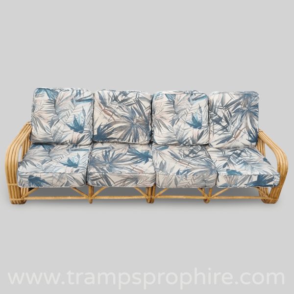 Floral Cane Sofa