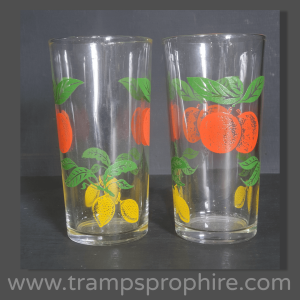 Highball Glasses Floral