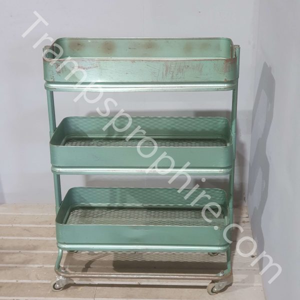 Metal Trolley Green