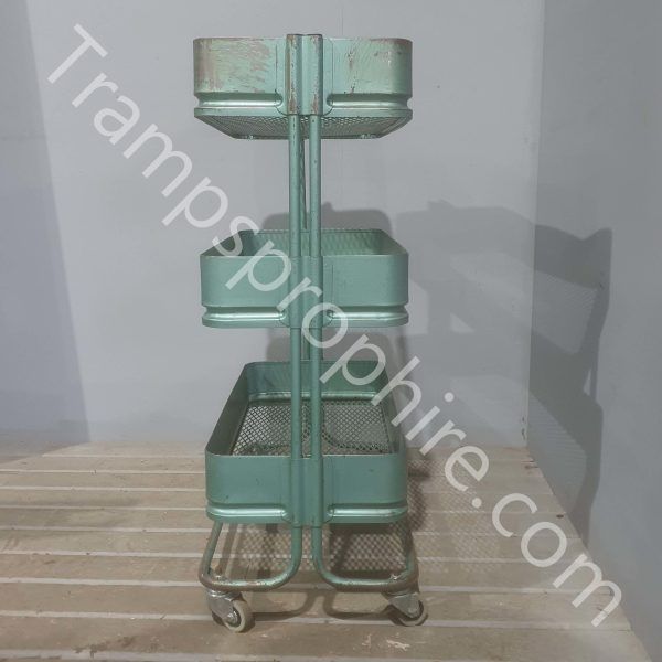 Metal Trolley Green