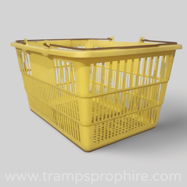 Shopping Basket Yellow