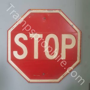 Stop Sign Embossed