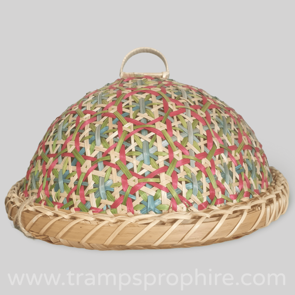 Colourful Wicker Cloche