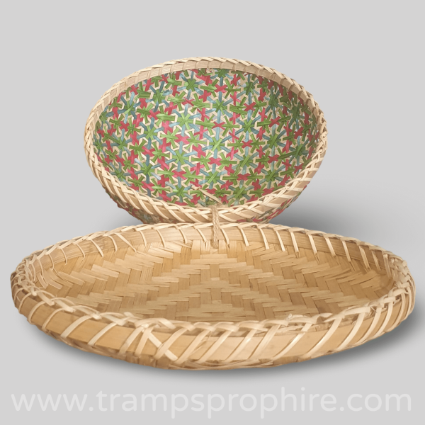 Colourful Wicker Cloche