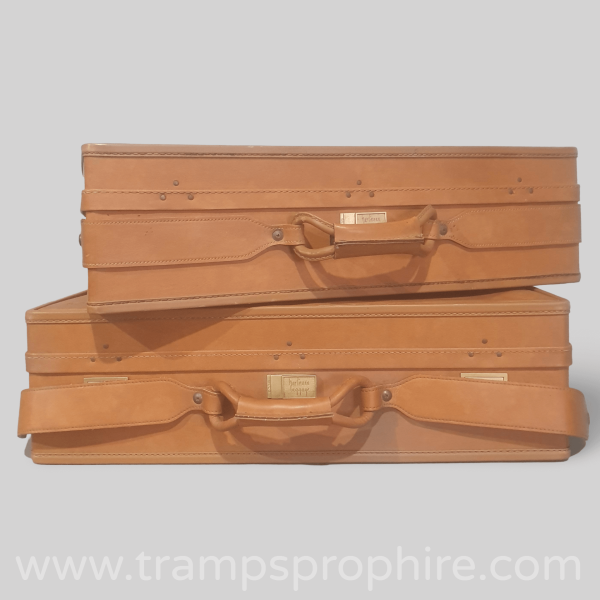 Suitcases Tan Brown Hartmann