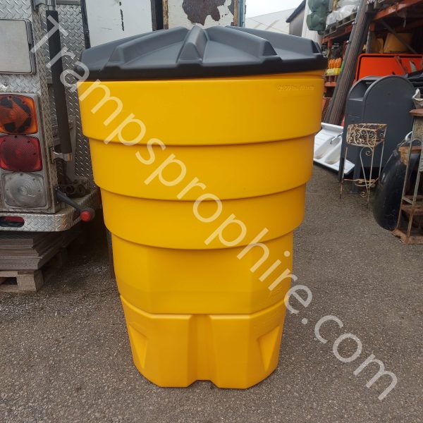 Yellow Sand Crash Barrel