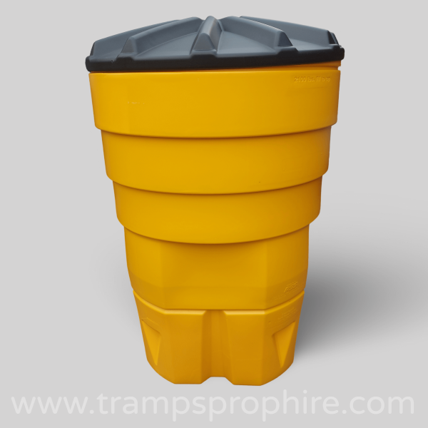 Yellow Sand Crash Barrel