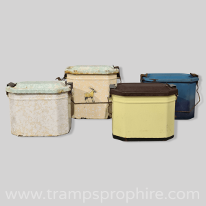 Selection Of Enamel Tins