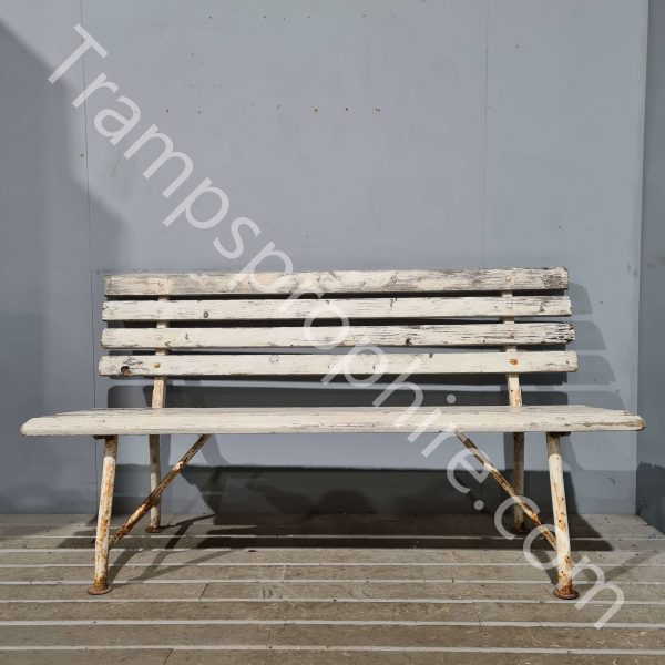 Wooden Bench White